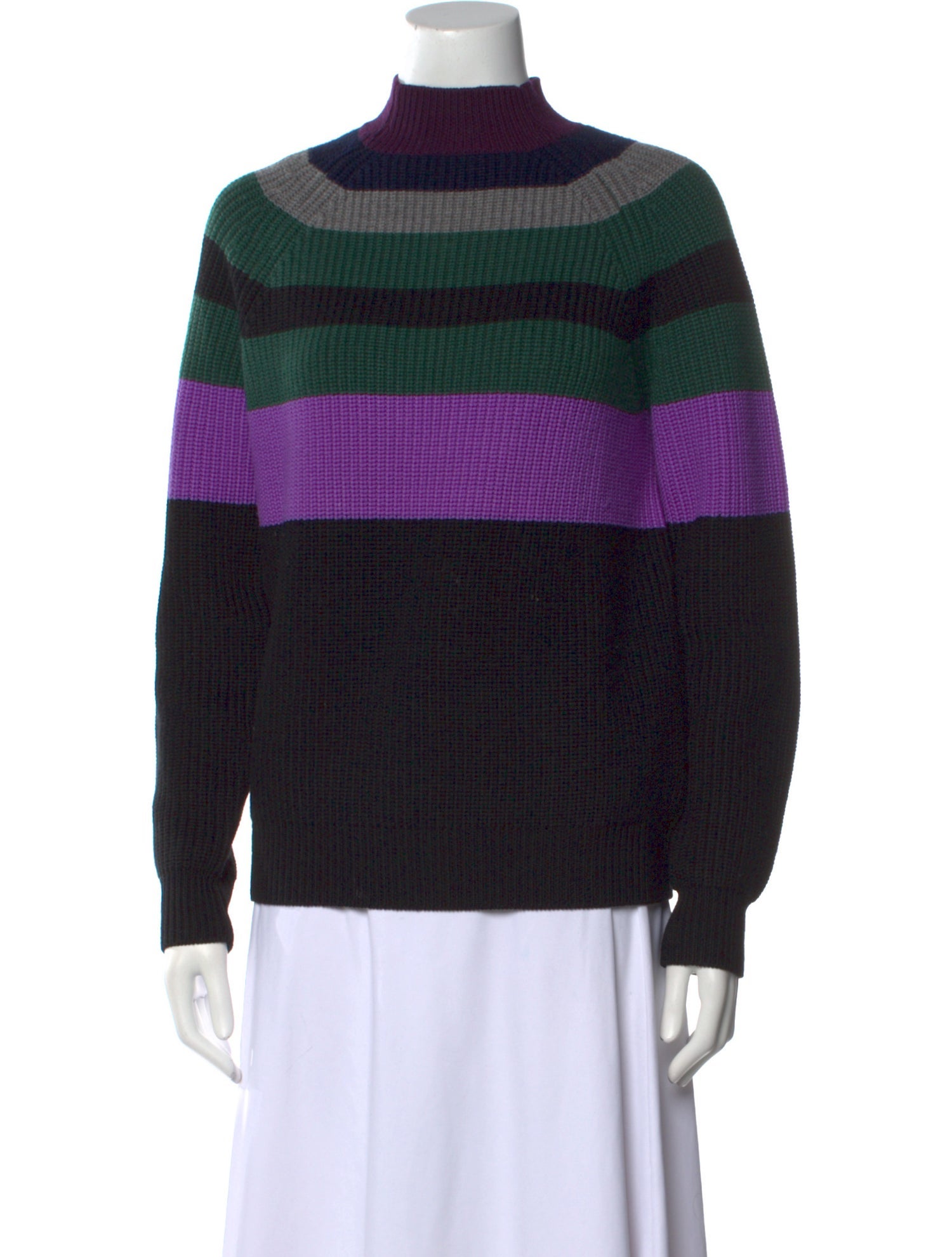 Victoria Victoria Beckham Wool Striped Sweater