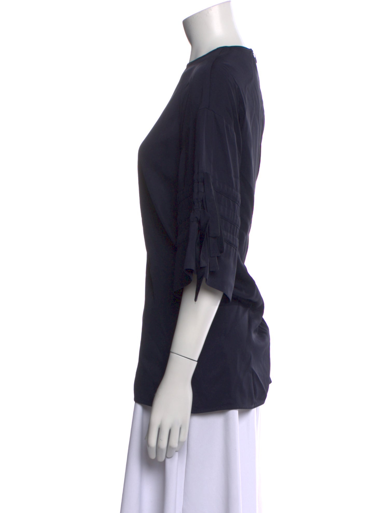 Victoria Victoria Beckham Crew Neck Short Sleeve Top