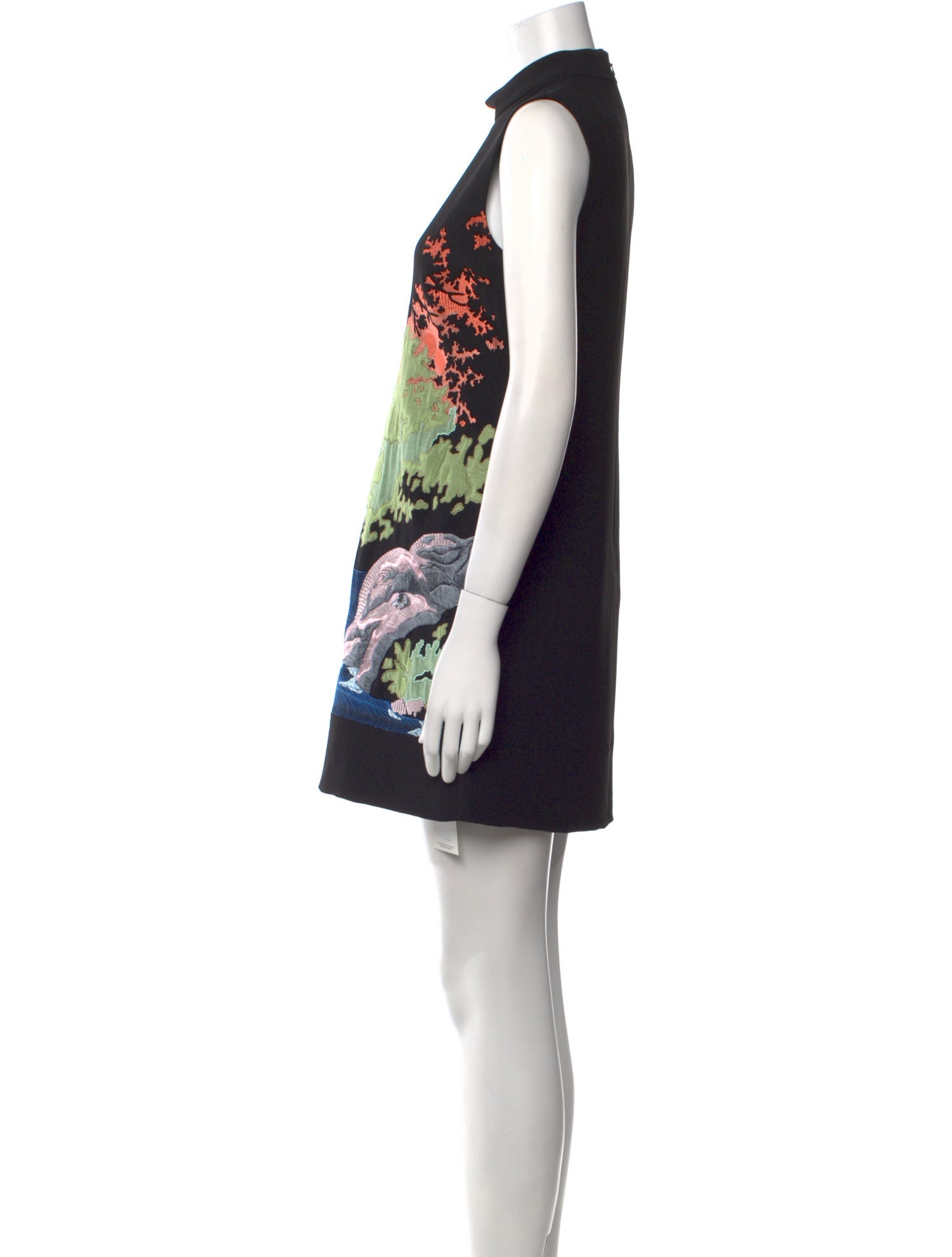 Victoria Victoria Beckham Printed Mini Dress