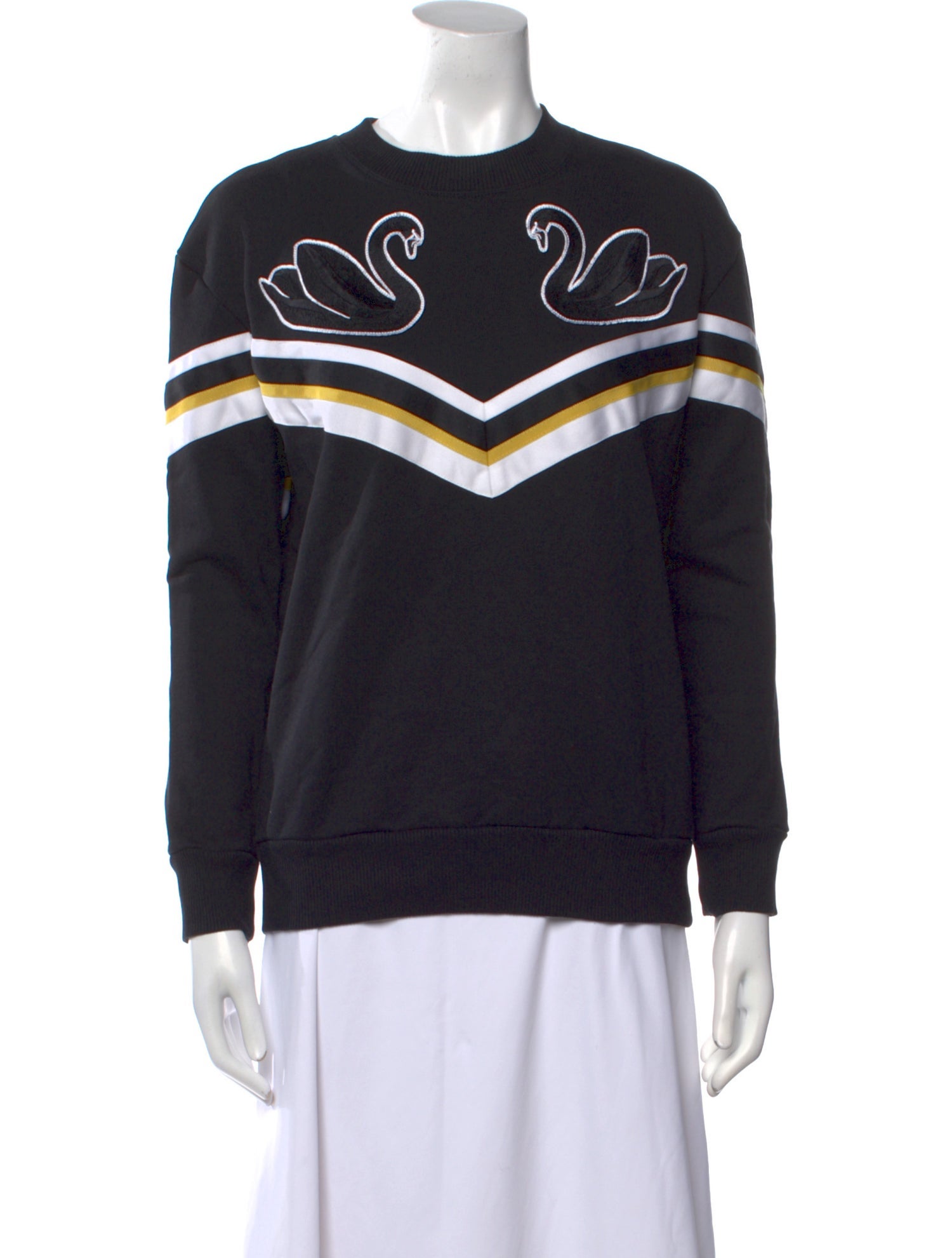 Victoria Victoria Beckham Graphic Print Crew Neck Sweatshirt