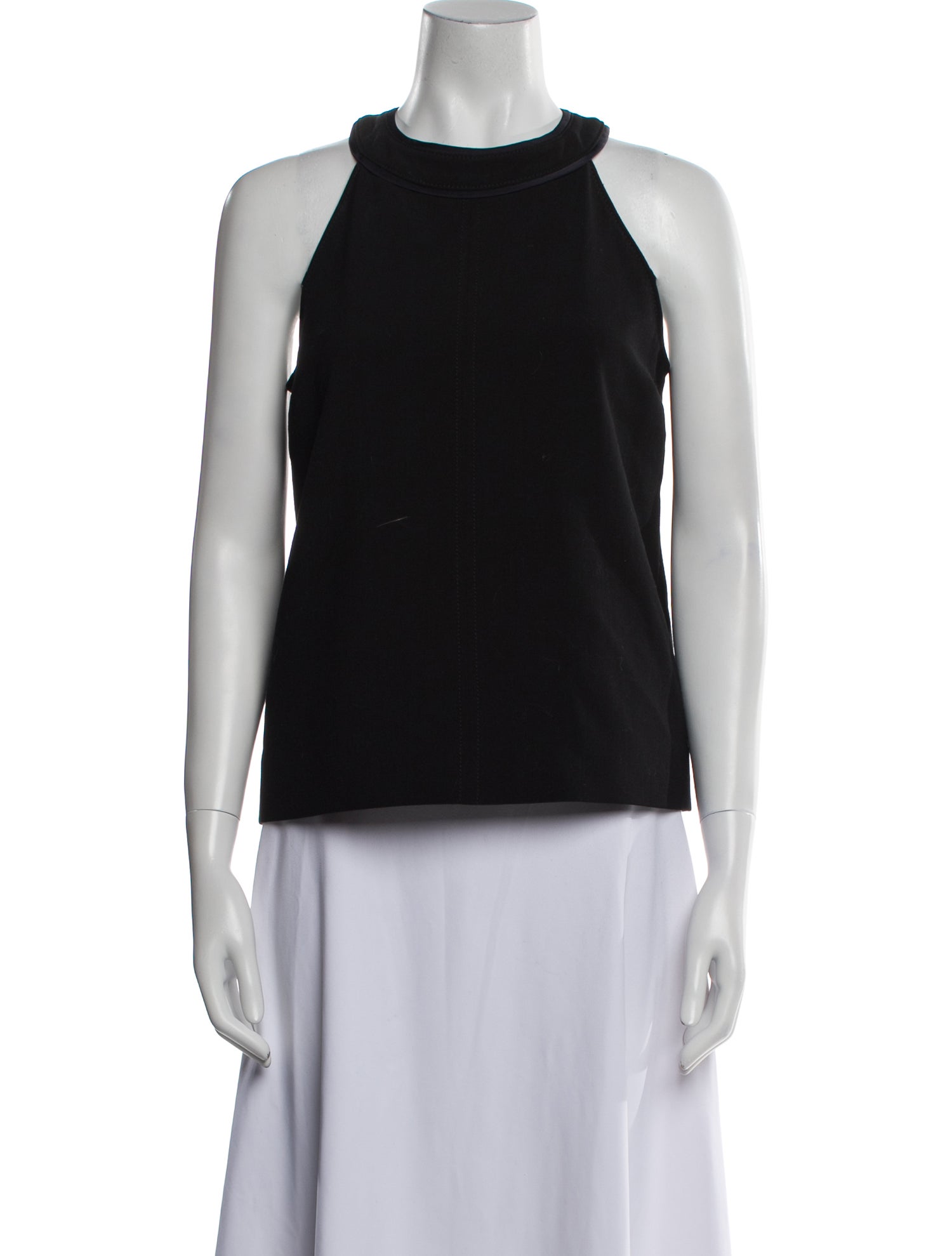 Victoria Victoria Beckham Crew Neck Sleeveless Top