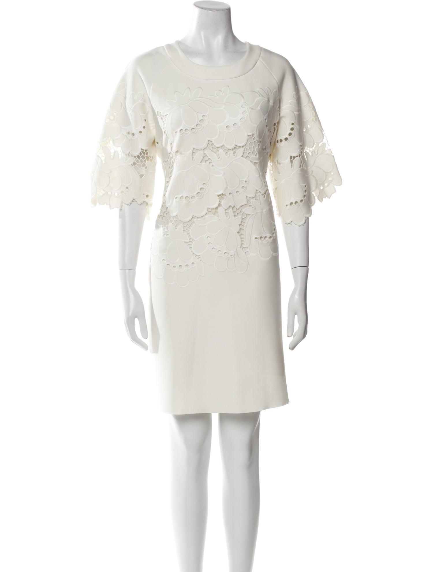 Victoria Victoria Beckham Scoop Neck Mini Dress