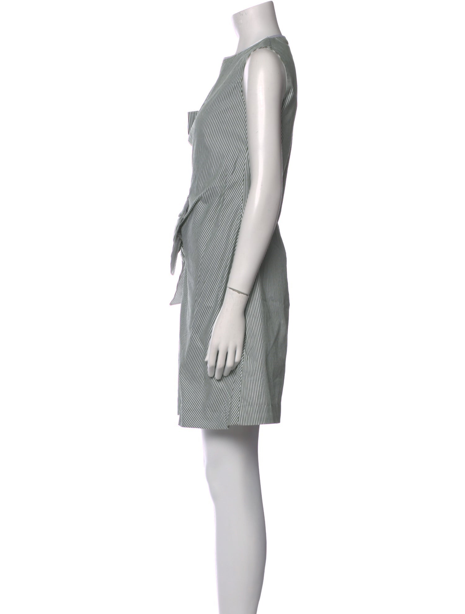 Victoria Victoria Beckham Striped Mini Dress