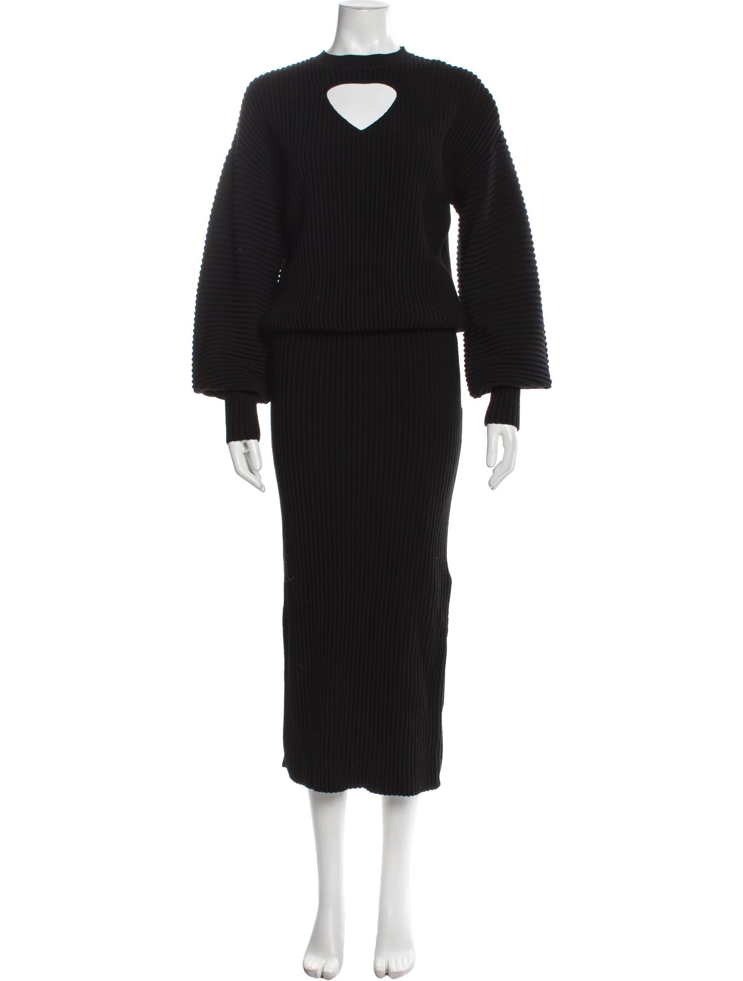 Victoria Victoria Beckham Wool Long Dress
