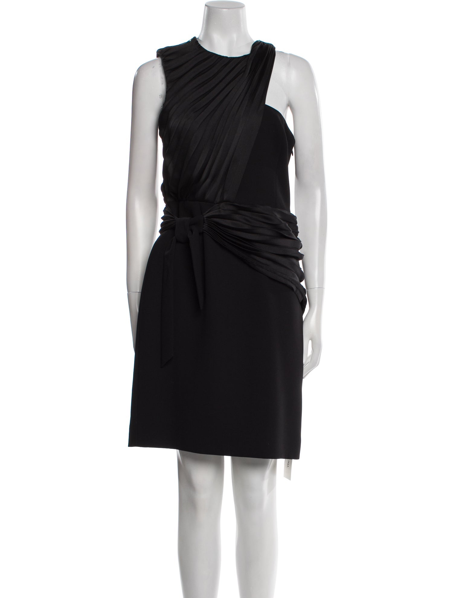 Victoria Victoria Beckham Crew Neck Knee-Length Dress