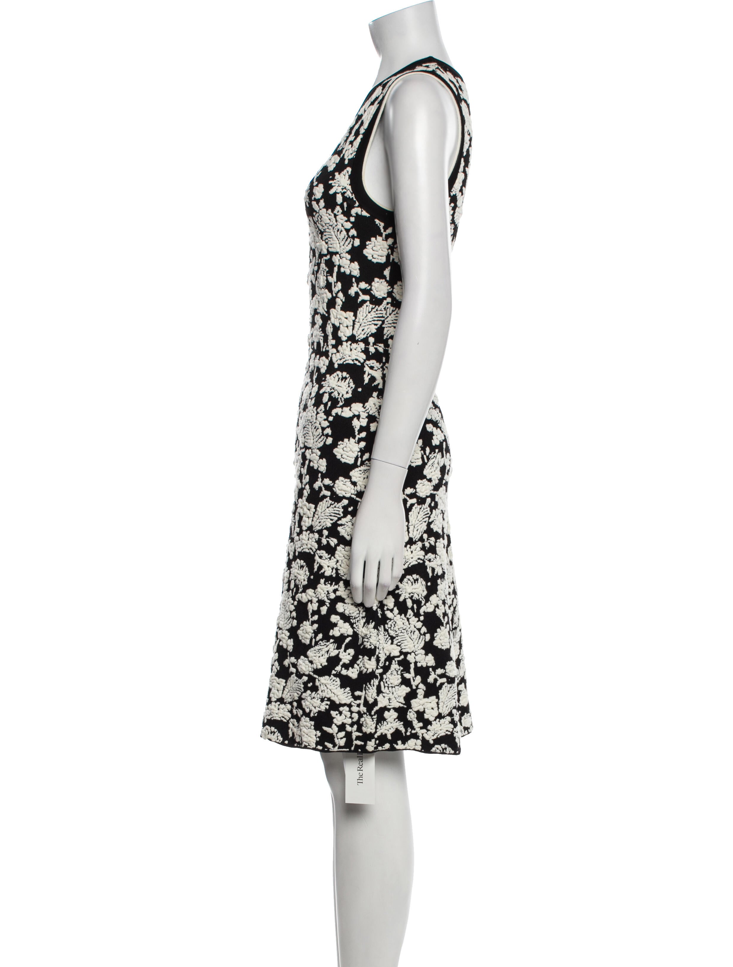 Victoria Victoria Beckham Printed Knee-Length Dress