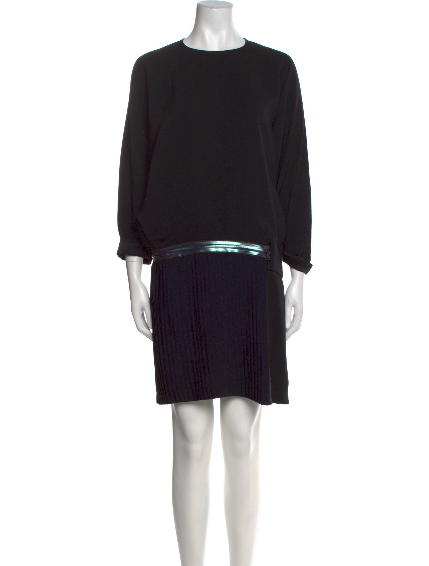 Victoria Victoria Beckham Crew Neck Mini Dress