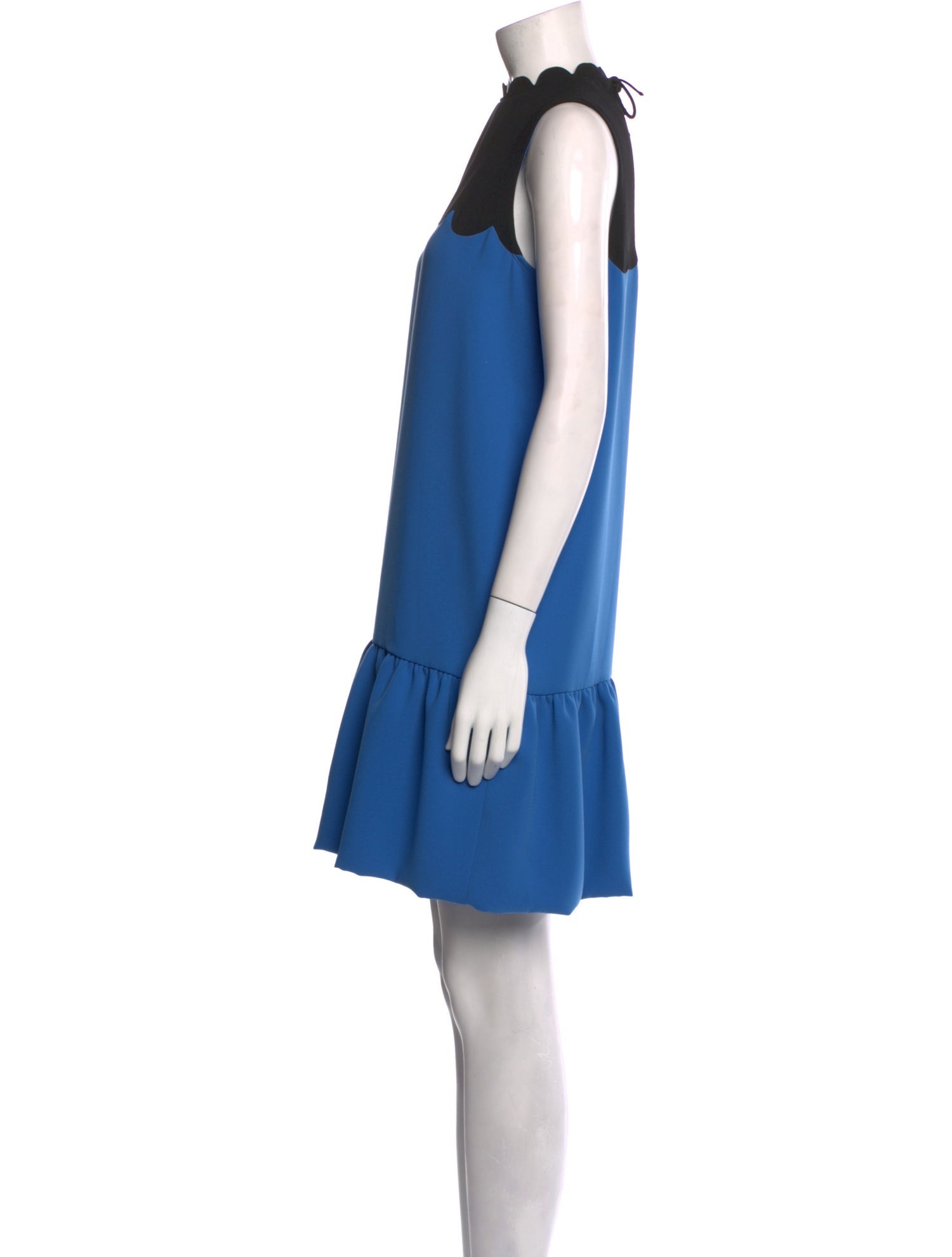 Victoria Victoria Beckham Mock Neck Mini Dress