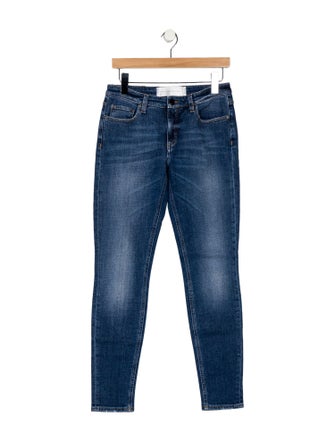 Victoria Victoria Beckham Mid-Rise Skinny Leg Jeans