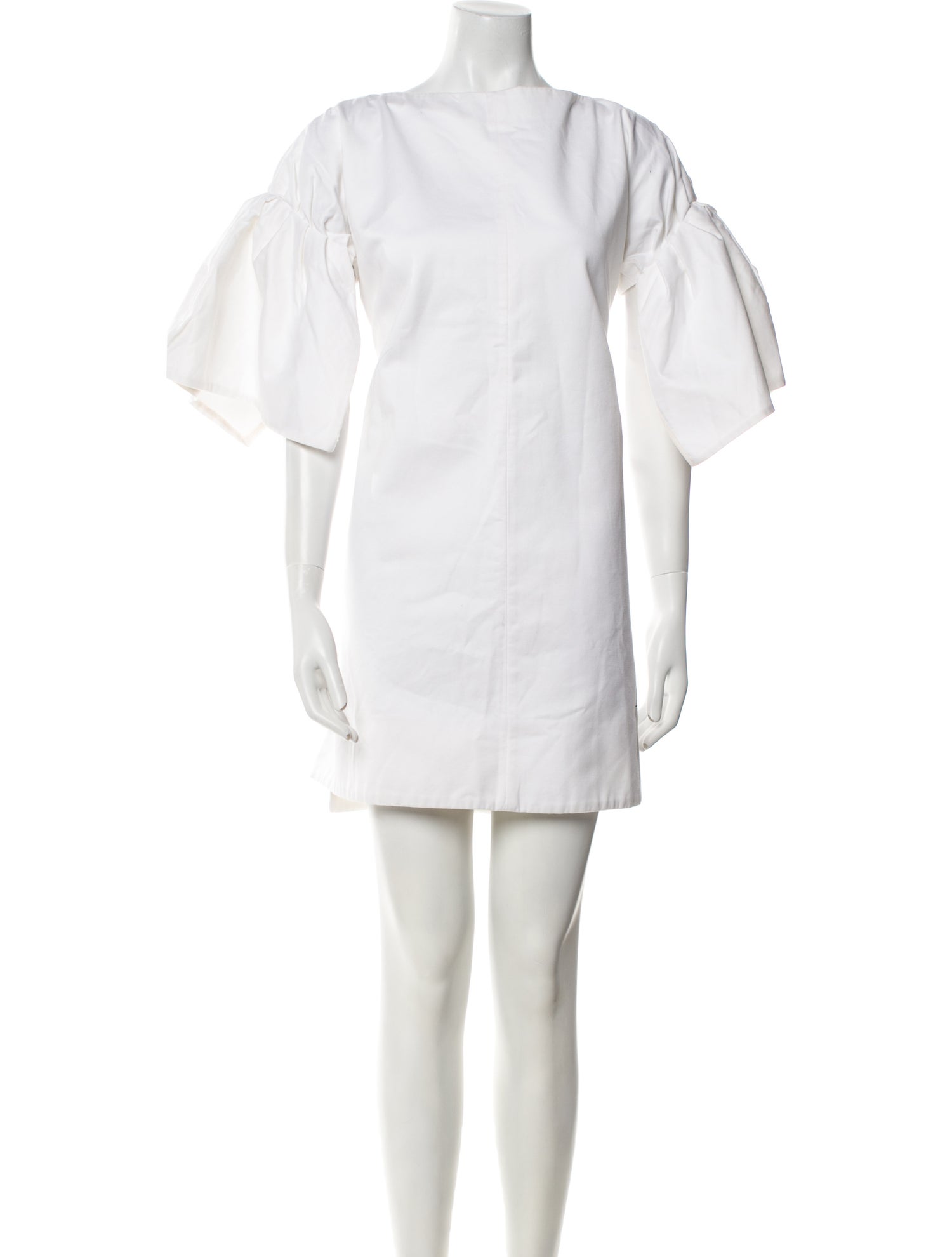 Victoria Victoria Beckham Bateau Neckline Mini Dress