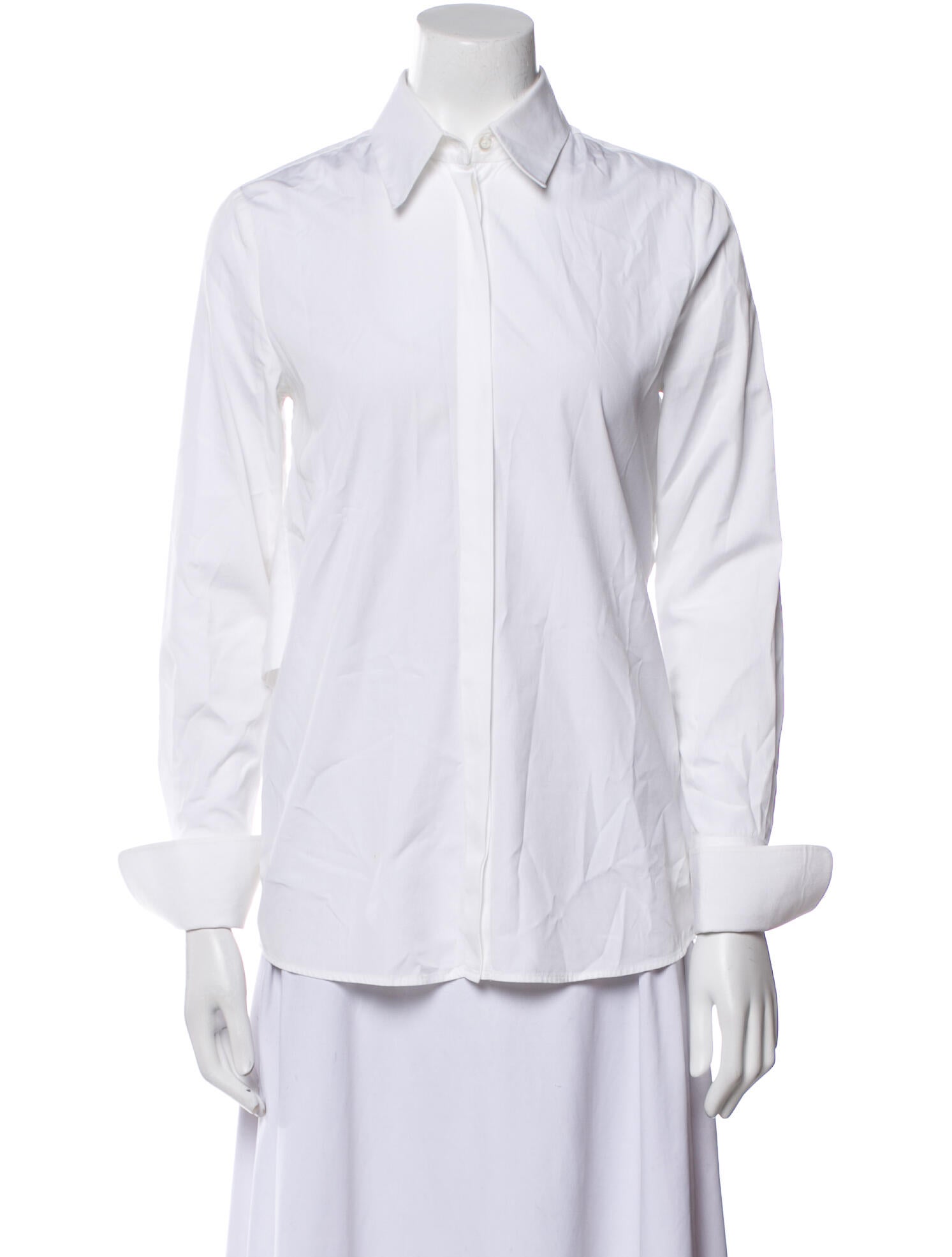 Victoria Victoria Beckham Long Sleeve Button-Up Top