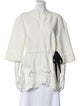 Victoria Victoria Beckham V-Neck Three-Quarter Sleeve Tunic