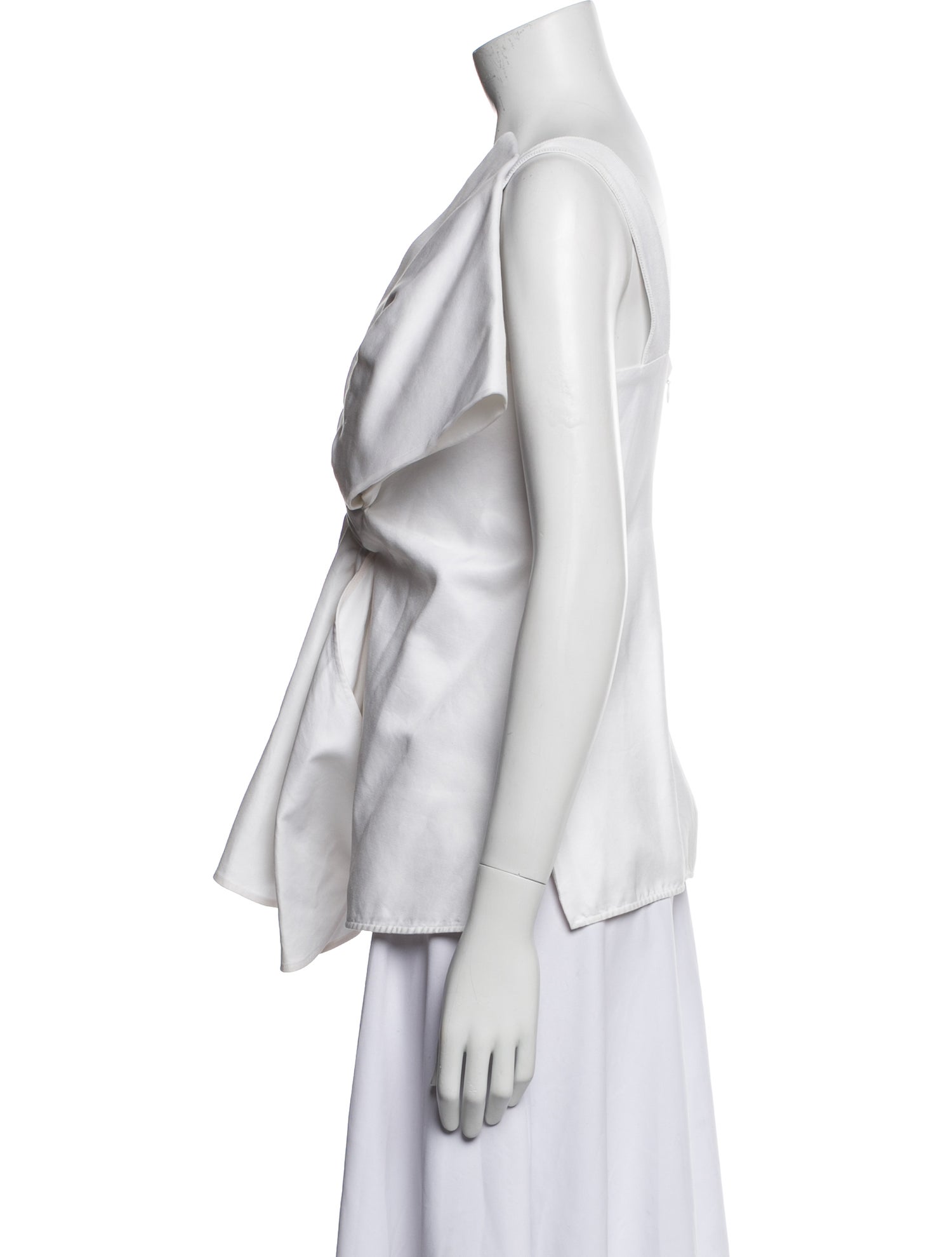 Victoria Victoria Beckham V-Neck Sleeveless Blouse