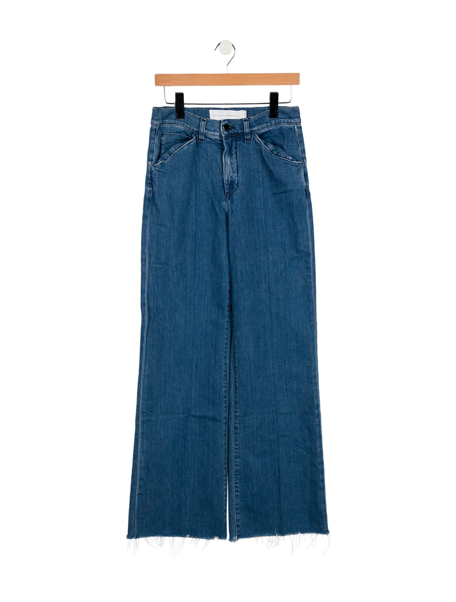 Victoria Victoria Beckham Mid-Rise Wide Leg Jeans
