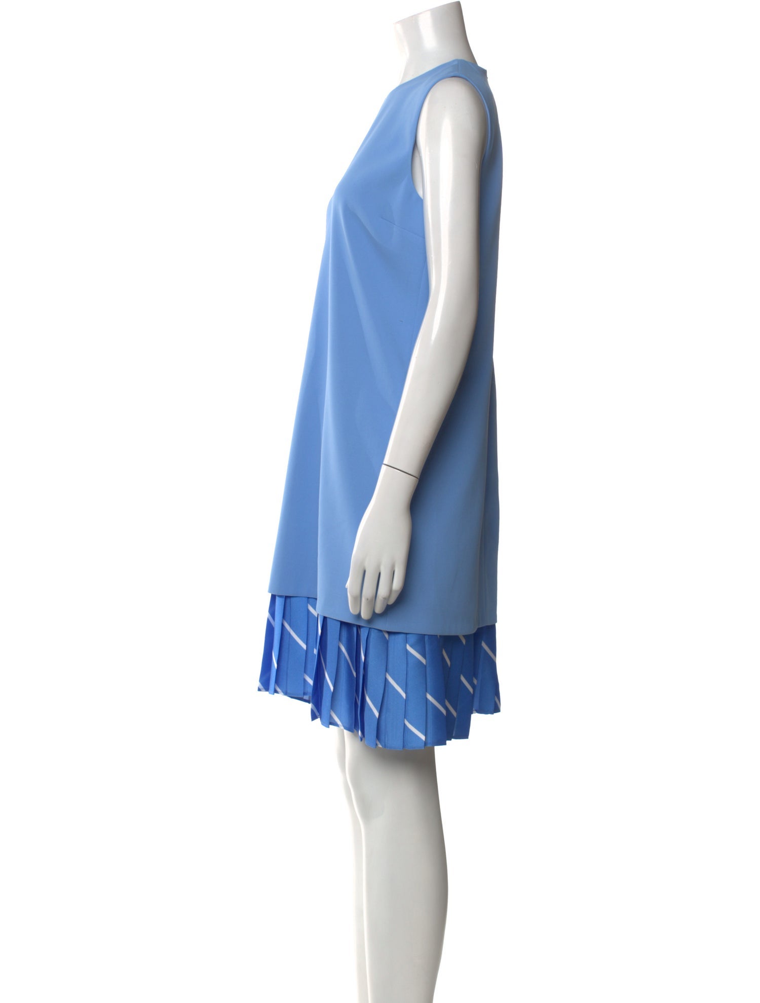 Victoria Victoria Beckham Crew Neck Mini Dress