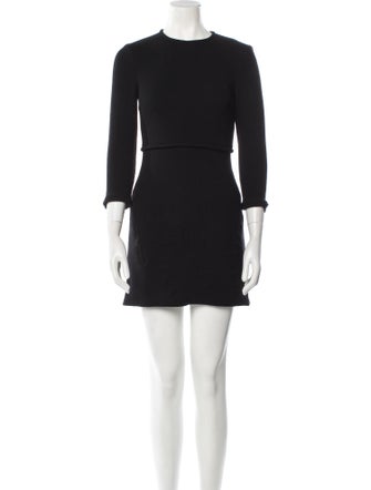 Victoria Victoria Beckham Wool Mini Dress