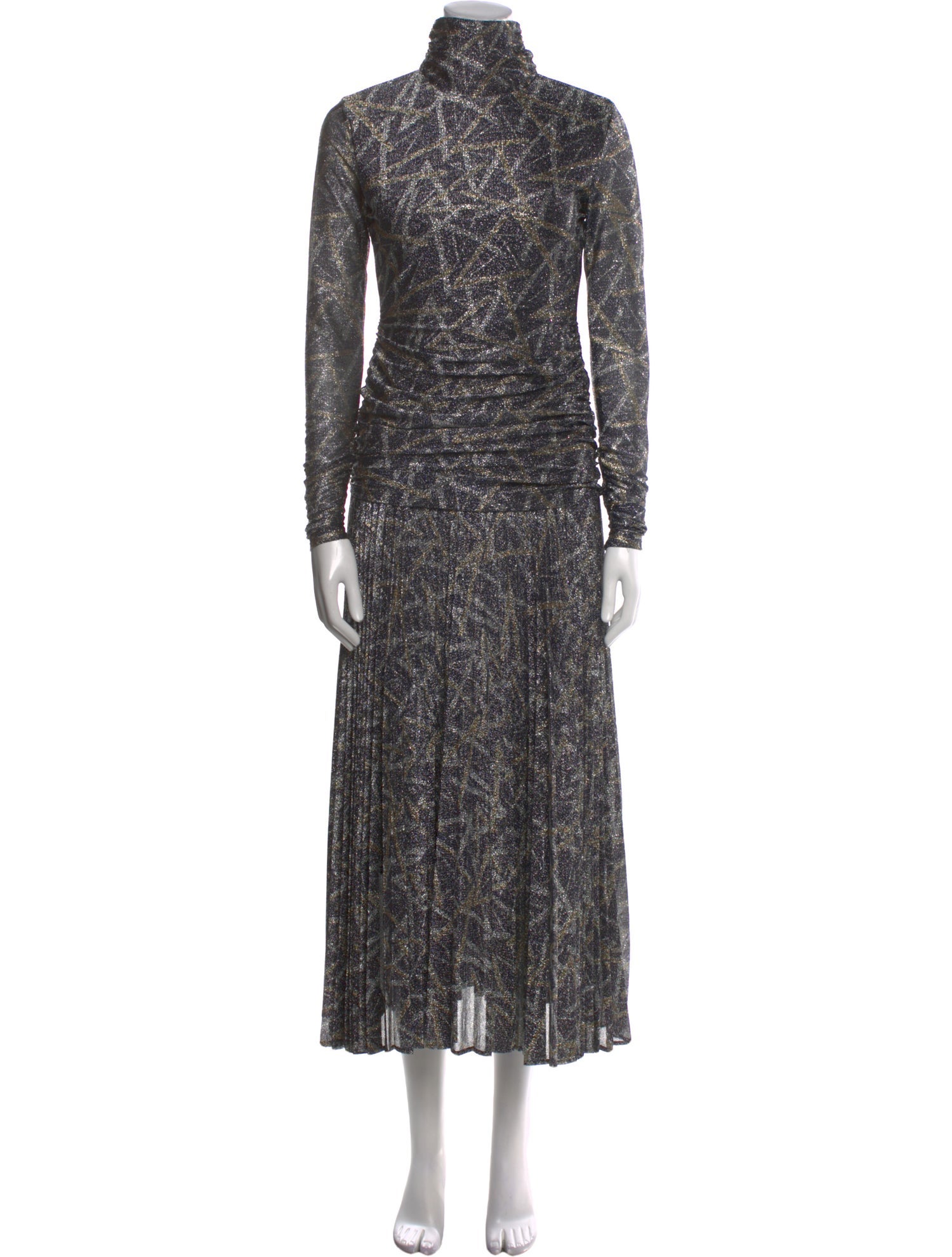 Victoria Victoria Beckham Paisley Print Long Dress