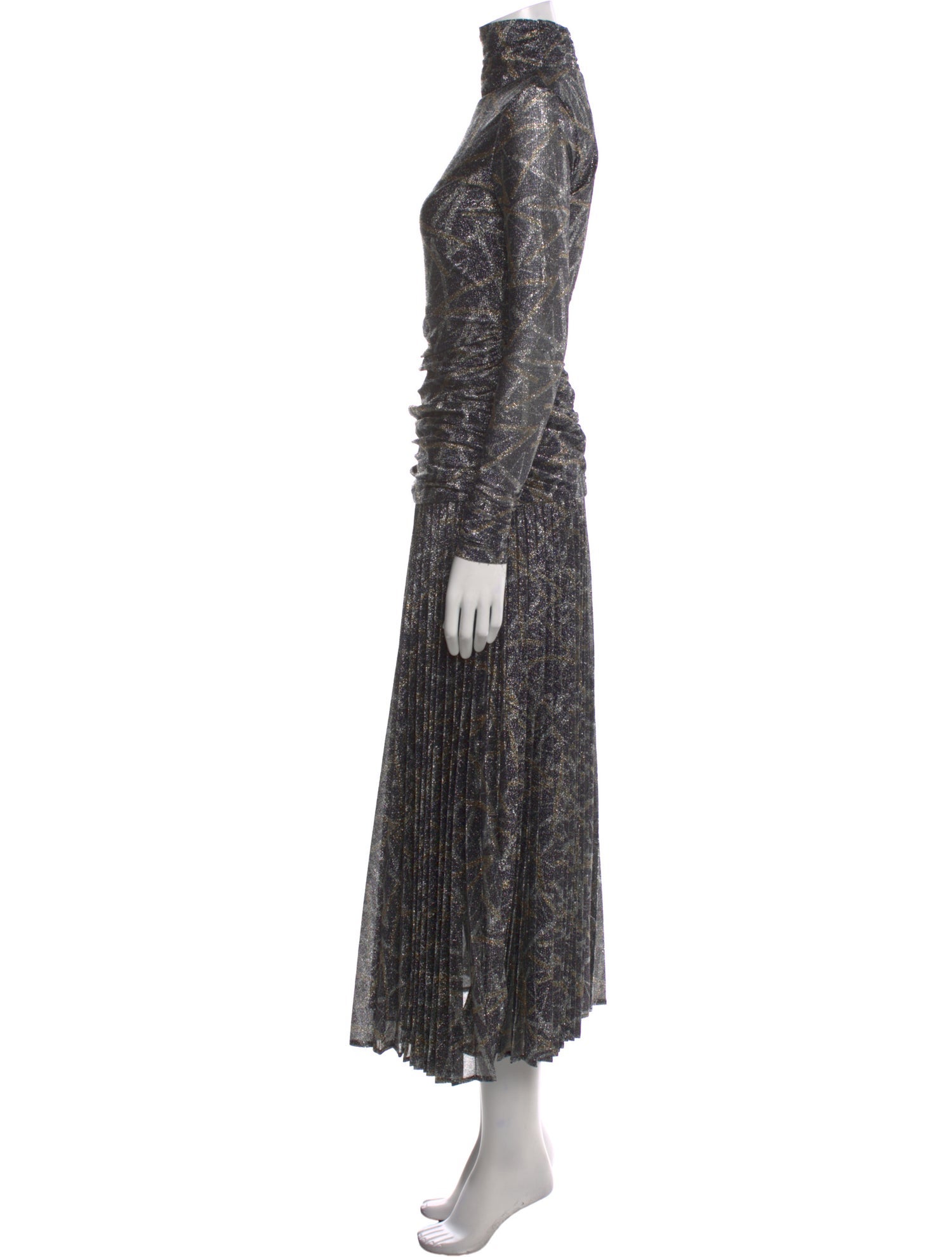 Victoria Victoria Beckham Paisley Print Long Dress
