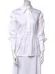 Victoria Victoria Beckham Three-Quarter Sleeve Button-Up Top