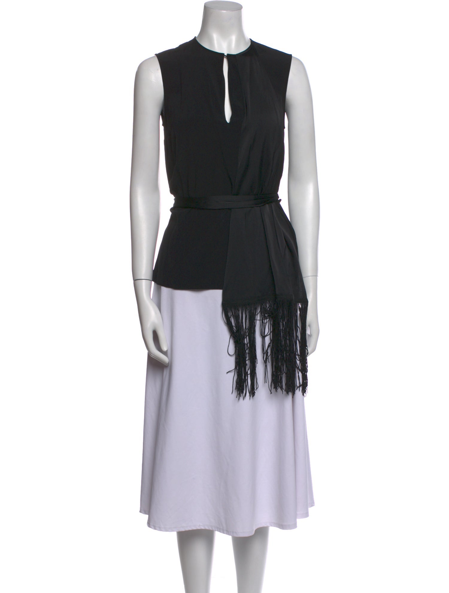 Victoria Victoria Beckham Crew Neck Sleeveless Tunic