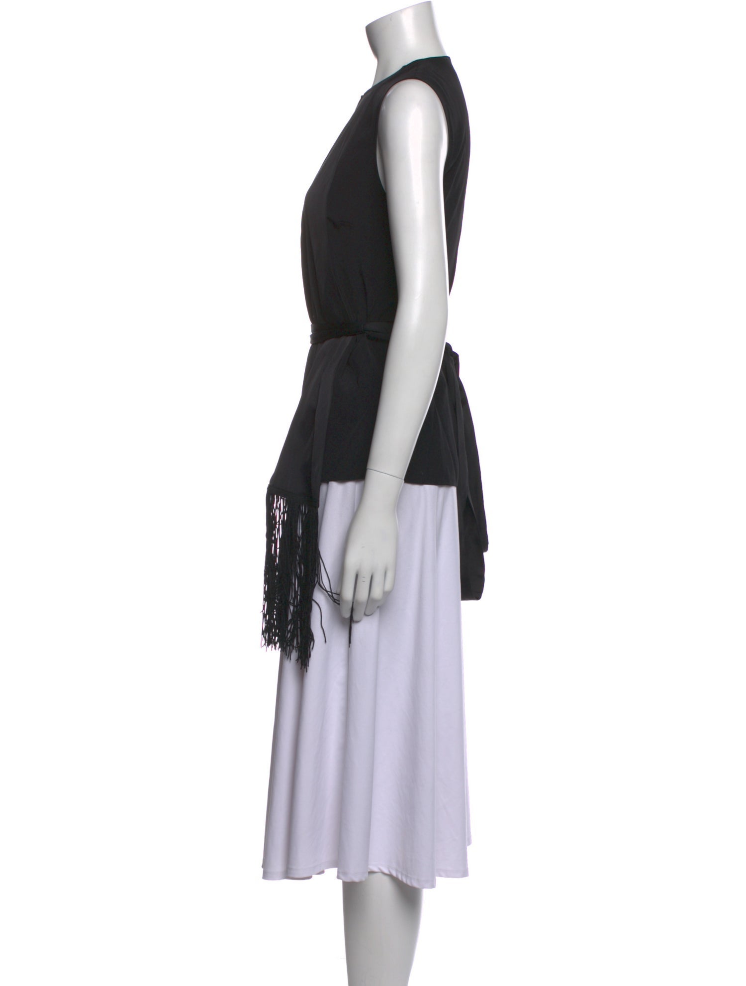 Victoria Victoria Beckham Crew Neck Sleeveless Tunic