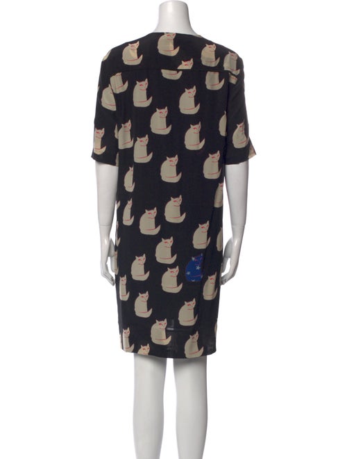 Victoria Victoria Beckham Silk Knee-Length Dress