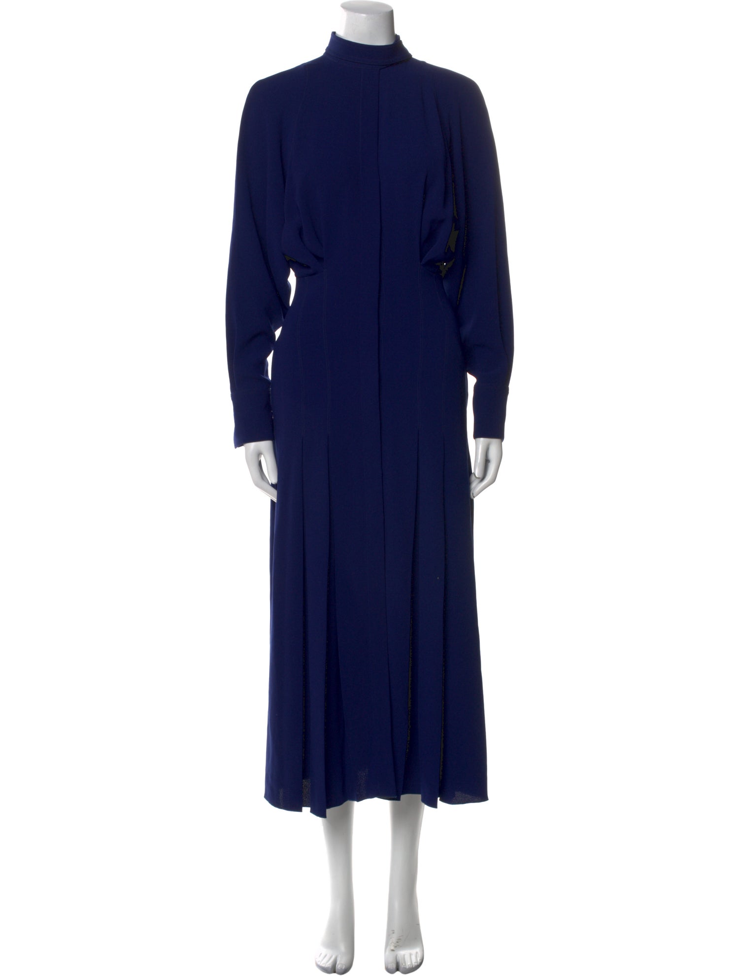 Victoria Victoria Beckham Turtleneck Long Dress