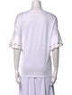 Victoria Victoria Beckham Bateau Neckline Short Sleeve T-Shirt