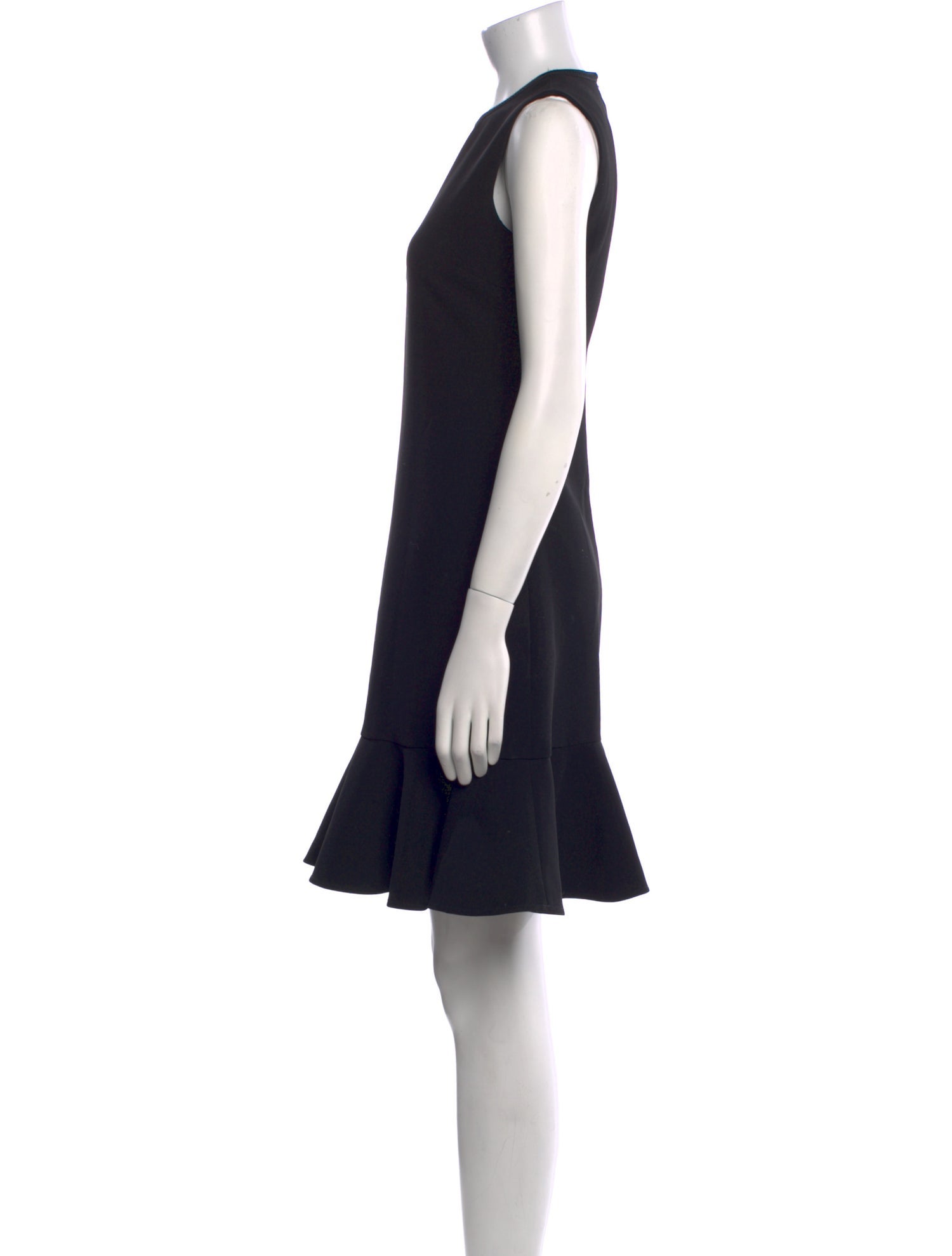 Victoria Victoria Beckham Crew Neck Knee-Length Dress