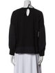 Victoria Victoria Beckham Bateau Neckline Long Sleeve Sweatshirt