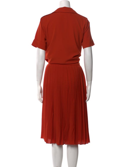 Victoria Victoria Beckham V-Neck Midi Length Dress