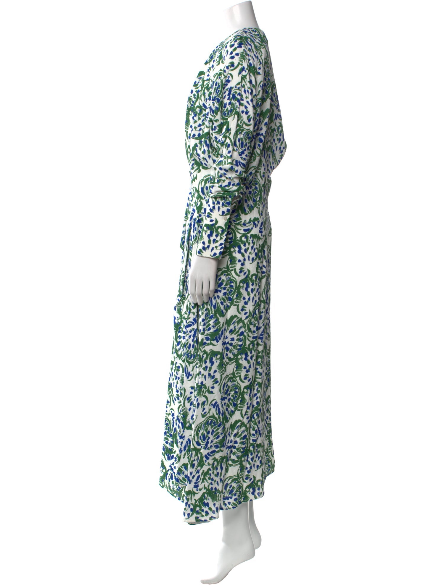 Victoria Victoria Beckham Printed Long Dress