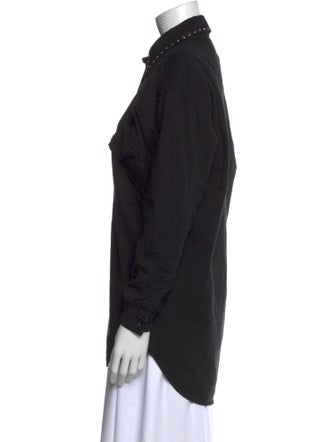 Victoria Victoria Beckham Long Sleeve Button-Up Top