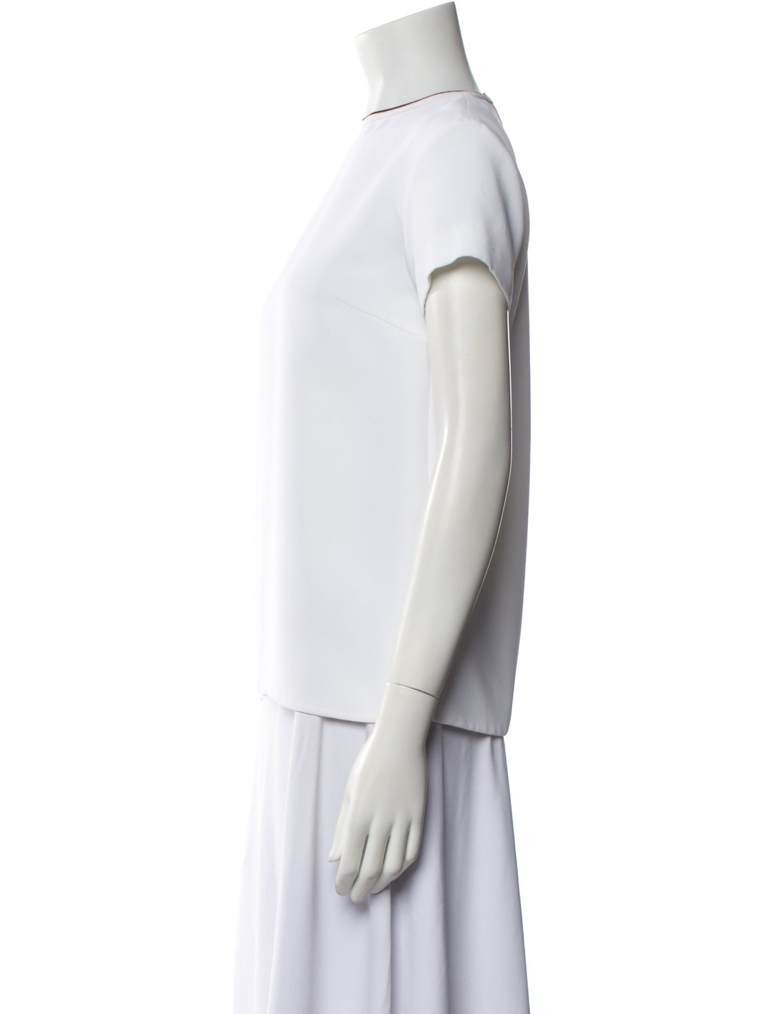 Victoria Victoria Beckham Crew Neck Short Sleeve T-Shirt