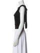 Victoria Victoria Beckham Bateau Neckline Sleeveless Crop Top