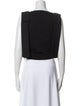 Victoria Victoria Beckham Bateau Neckline Sleeveless Crop Top