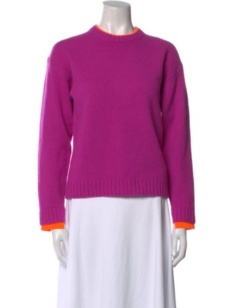 Victoria Victoria Beckham Wool Crew Neck Sweater