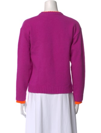 Victoria Victoria Beckham Wool Crew Neck Sweater