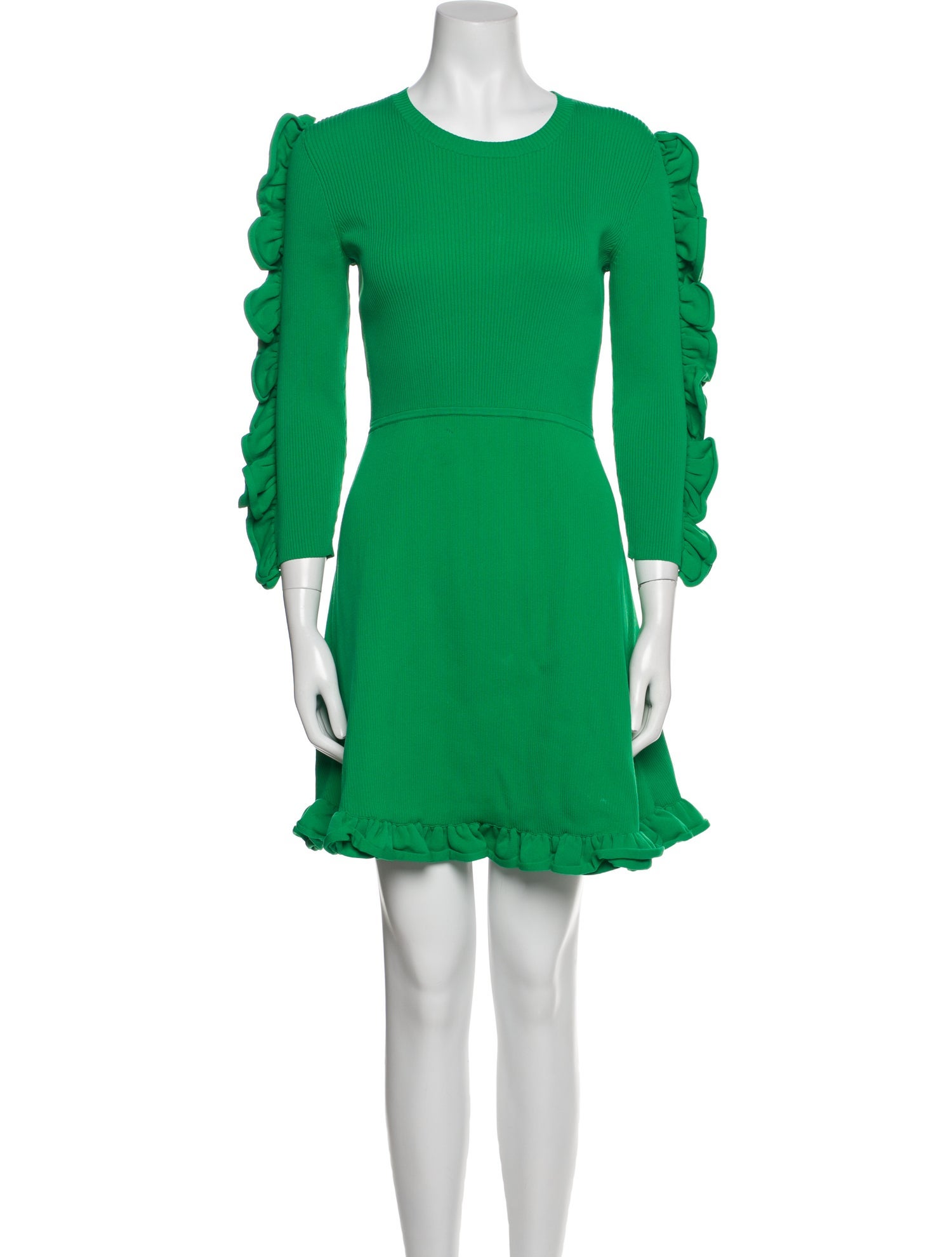 Victoria Victoria Beckham Crew Neck Mini Dress