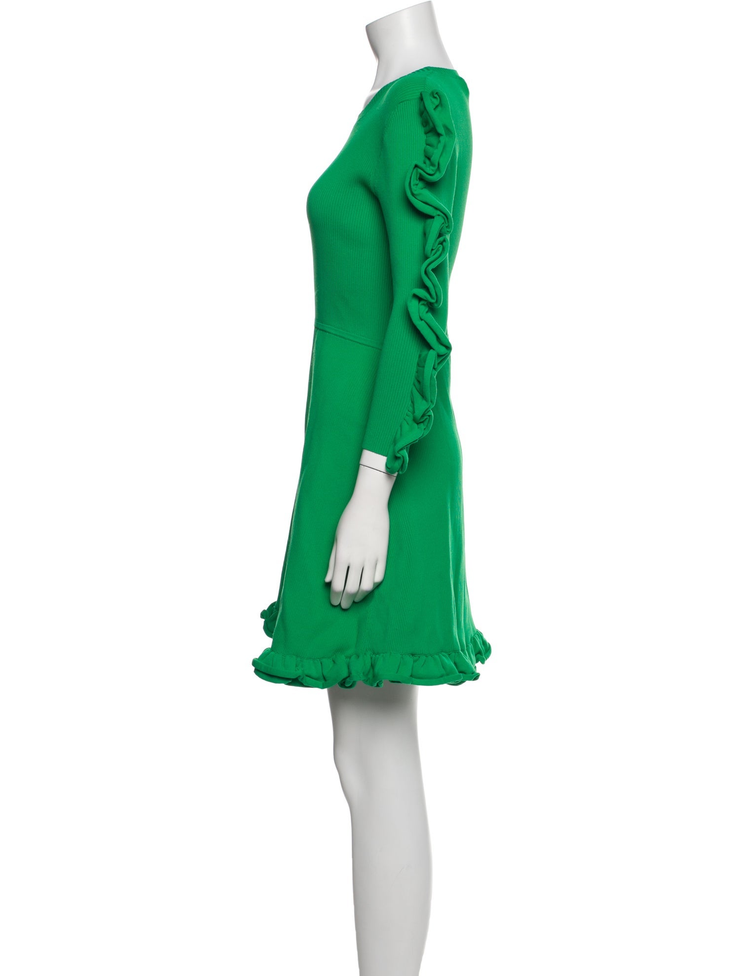 Victoria Victoria Beckham Crew Neck Mini Dress