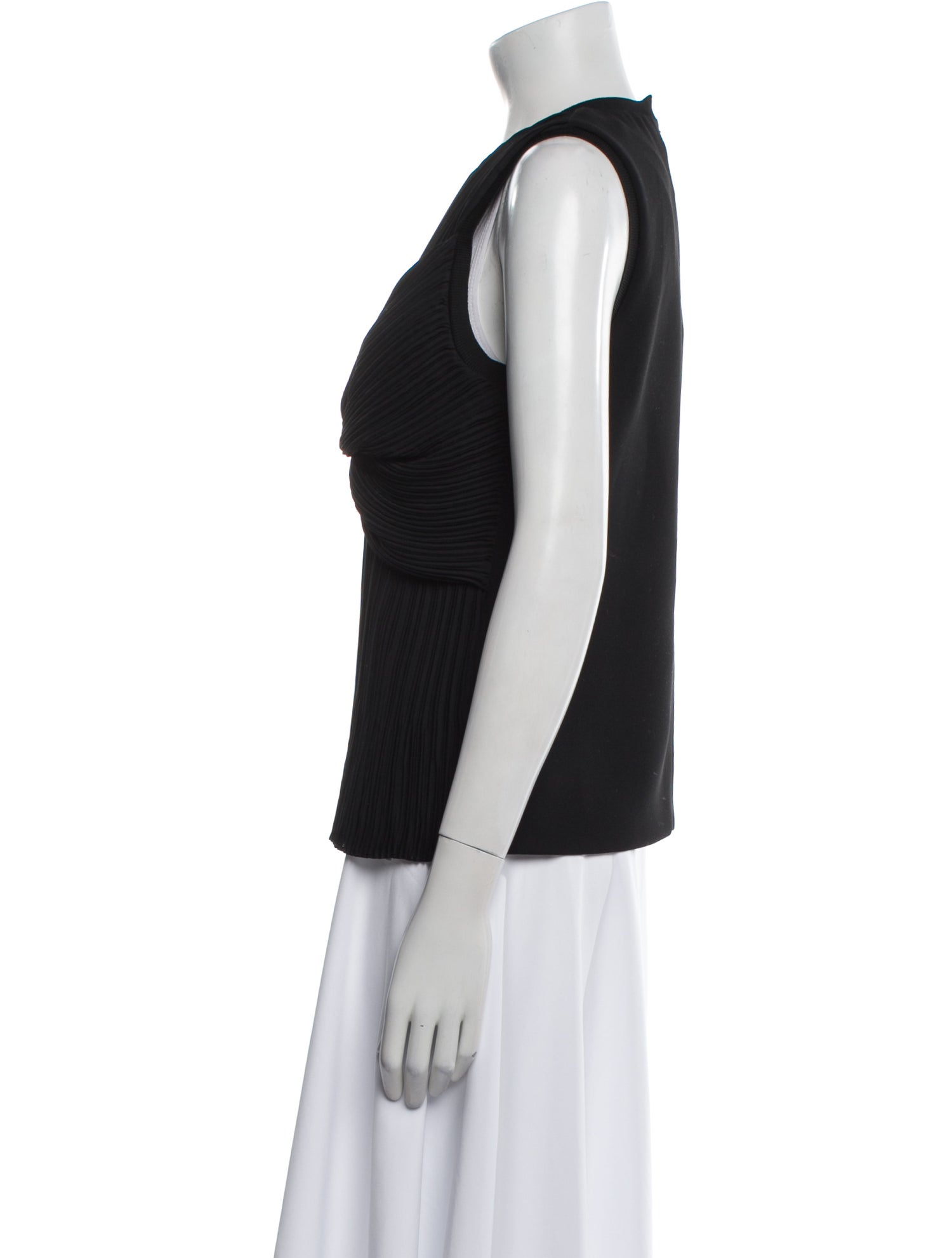 Victoria Victoria Beckham Crew Neck Sleeveless Top