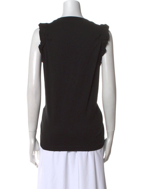 Victoria Victoria Beckham Crew Neck Short Sleeve Tank Top