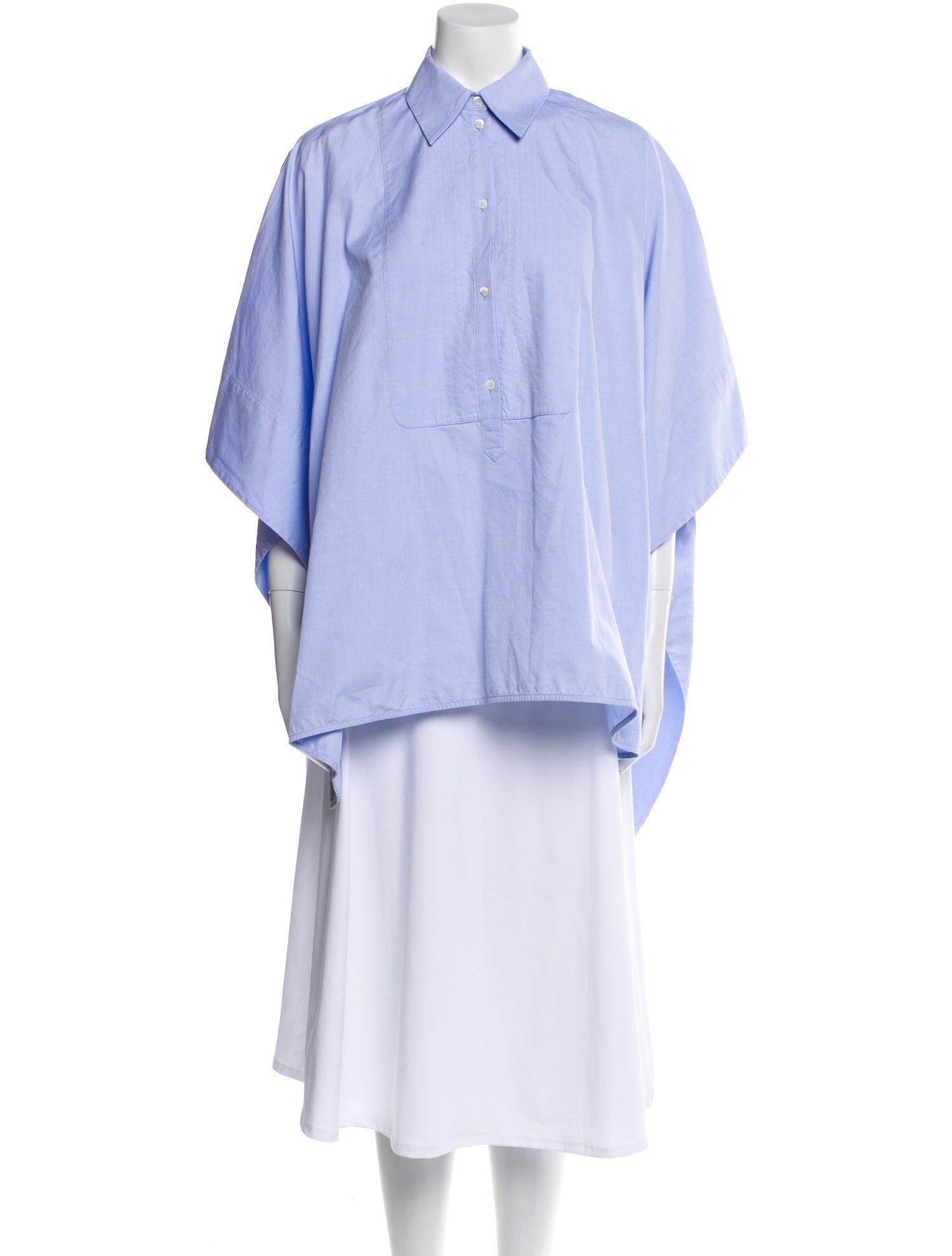 Victoria Victoria Beckham Pleated Accents Nightgown