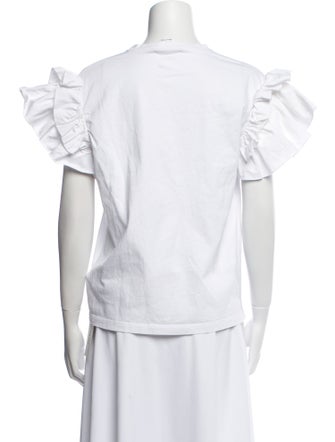 Victoria Victoria Beckham Crew Neck Short Sleeve T-Shirt