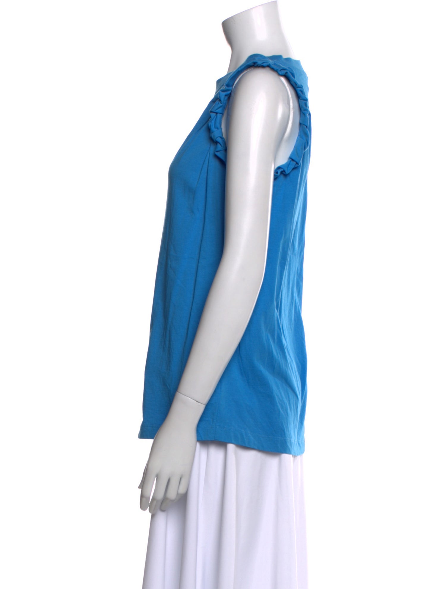 Victoria Victoria Beckham Bateau Neckline Sleeveless Top