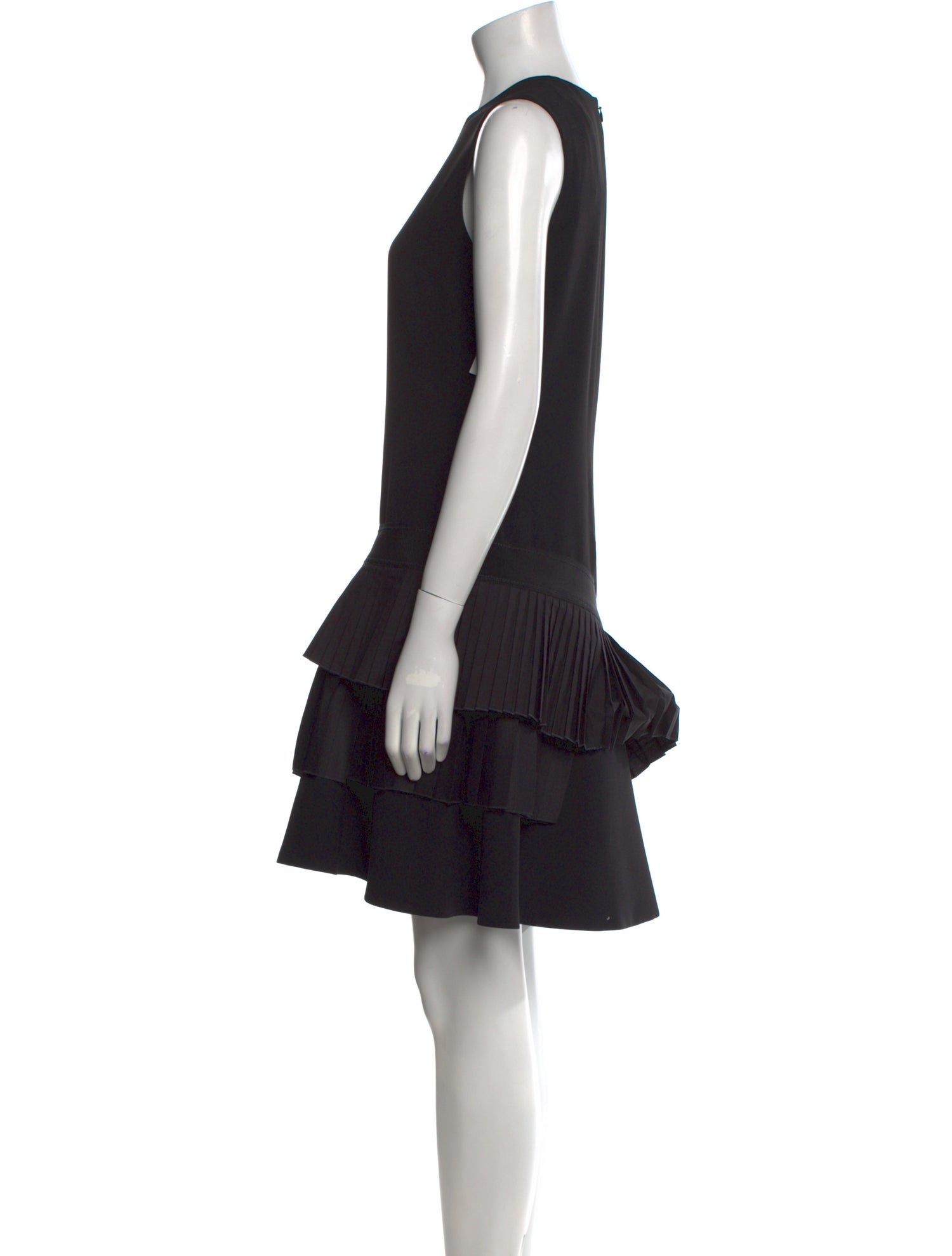 Victoria Victoria Beckham Crew Neck Mini Dress