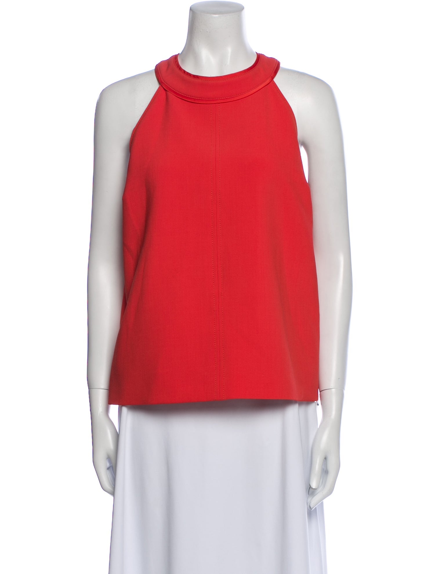 Victoria Victoria Beckham Crew Neck Sleeveless Top