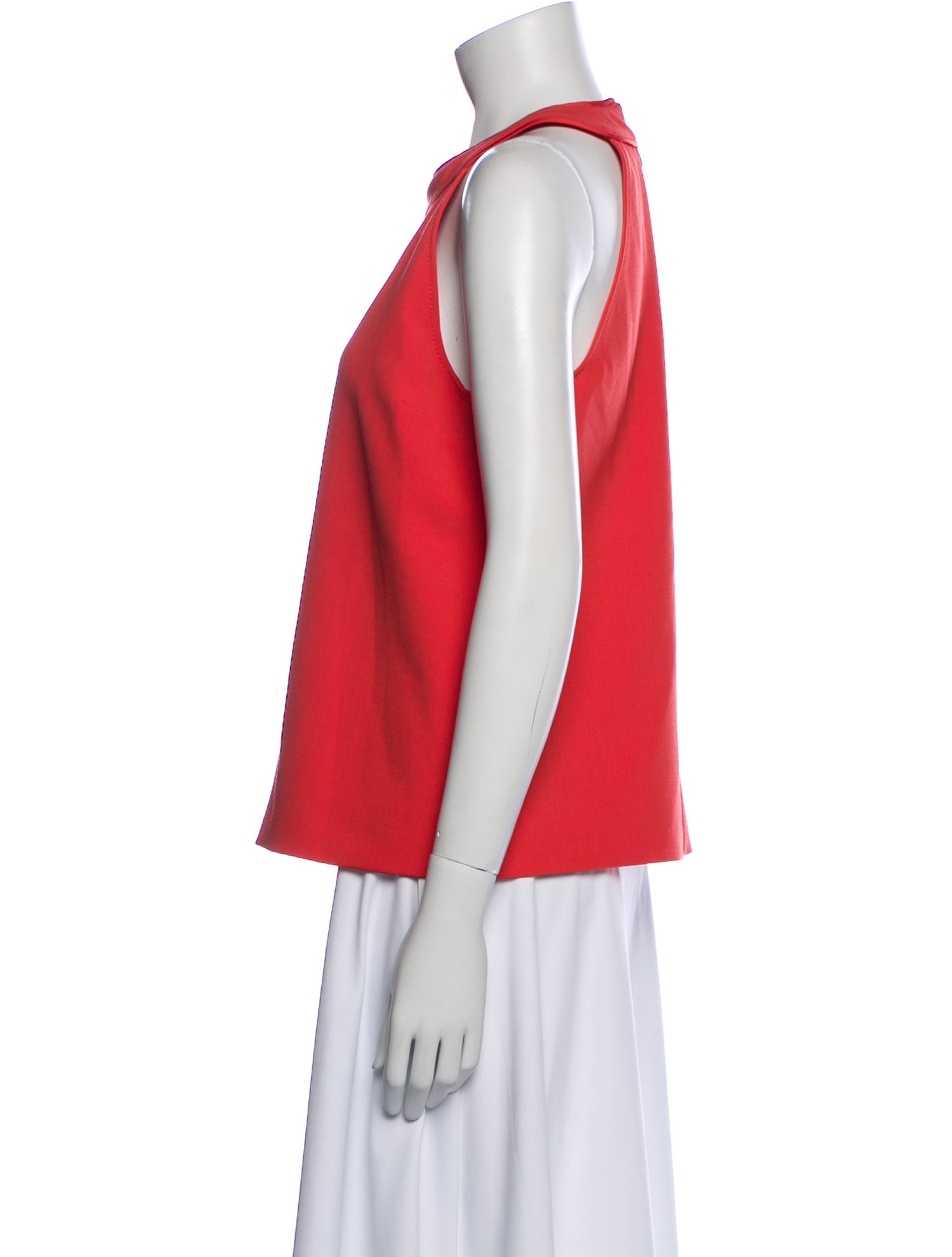 Victoria Victoria Beckham Crew Neck Sleeveless Top