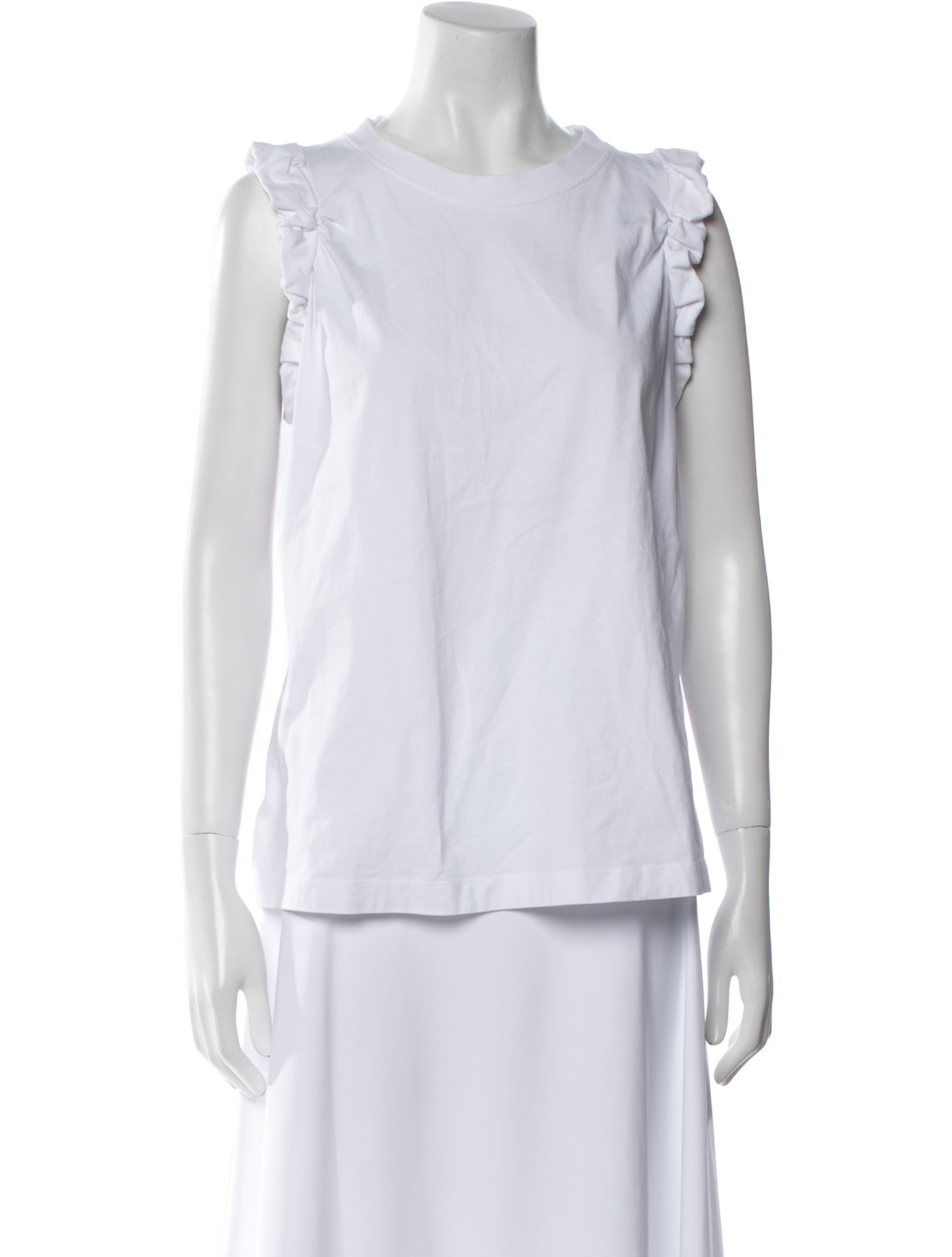 Victoria Victoria Beckham Bateau Neckline Sleeveless Top