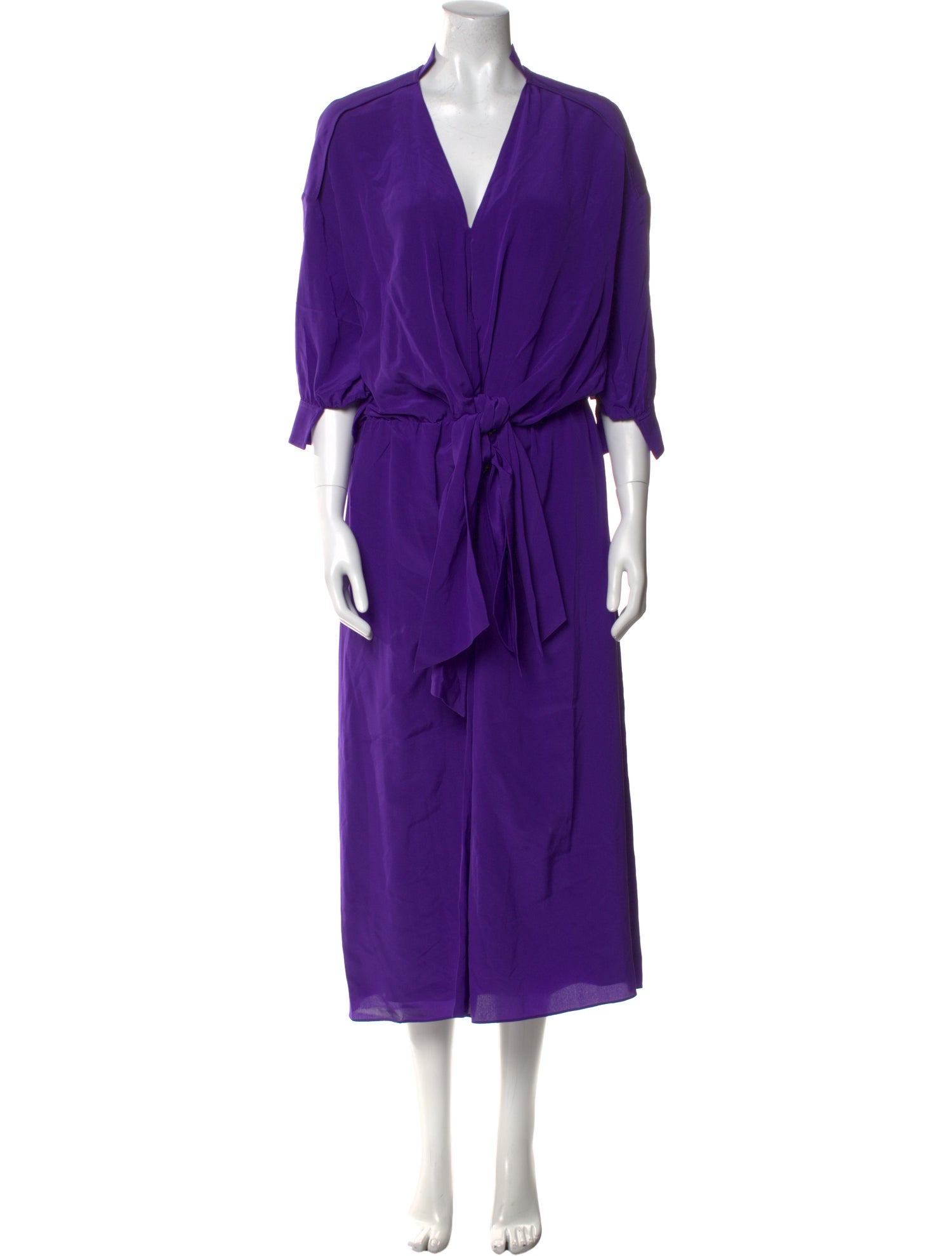 Victoria Victoria Beckham Silk Long Dress
